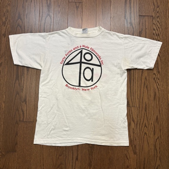 Fruit of the Loom Other - Vintage 40 Acres And A Mule Film T Shirt Spike Lee NYC Movie Jordan Brooklyn